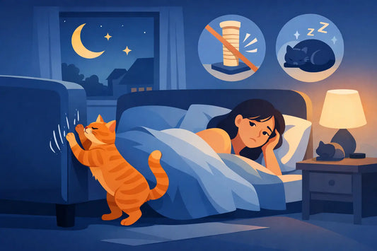 How to Stop Cat Scratching at Night Fast