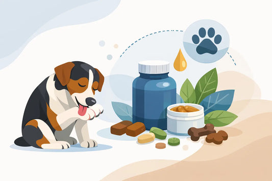 Dog Paw Licking Supplement Solution Guide